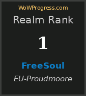 FreeSoul WoWProgress Rang