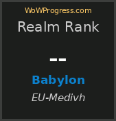 Forumactif.com : World Of Warcraf - BABYLON - Médivh Type